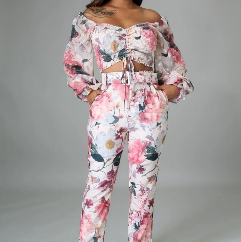 2 piece Garden Rose set